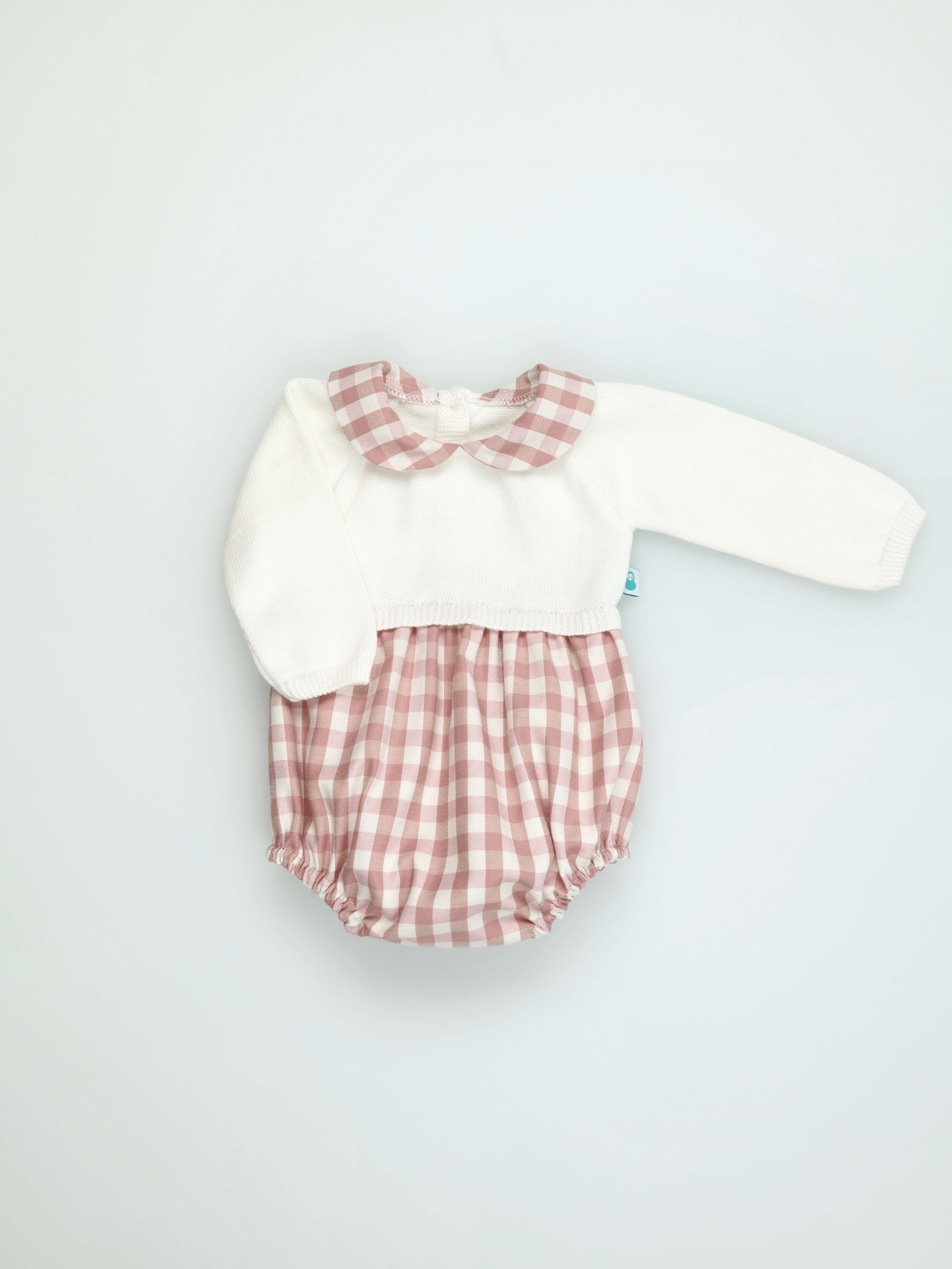 fofo combinado qudradinhos rosa e branco | €26.90 | Bean Baby