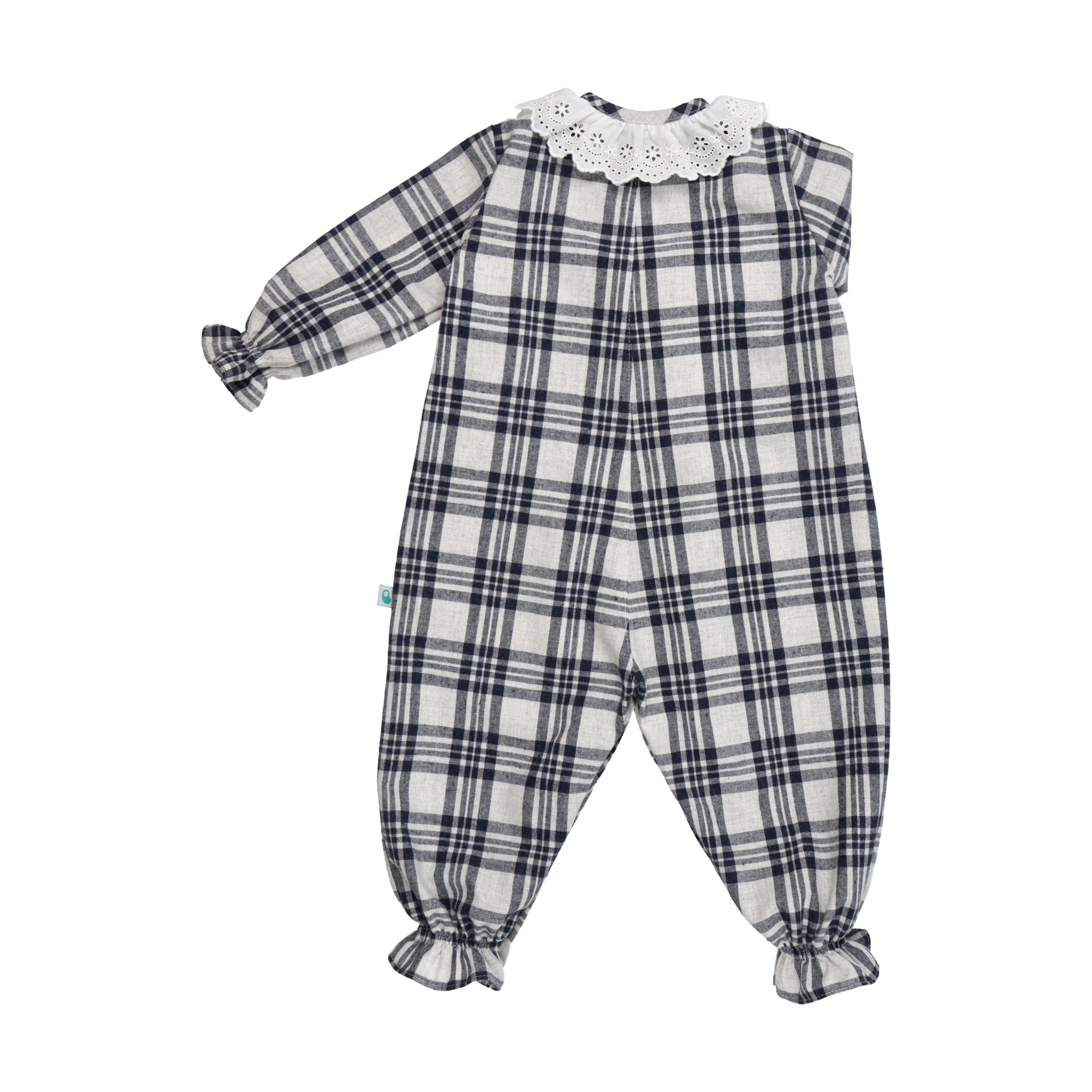 Pijama Macacão de Flanela Xadrez Menina, €23.90