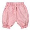 Calções rosa de pijama de verão para criança.