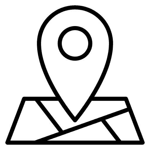 Logotipo de um mapa.